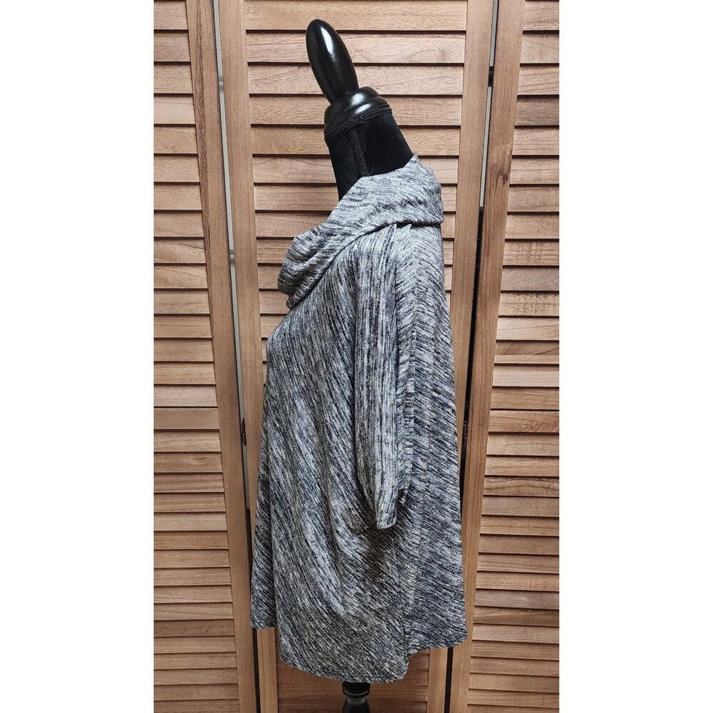 Avenue Womens Cowlneck Gray Short Sleeve Sweater Plus Size 22/24 Business Casual - Picture 5 of 7